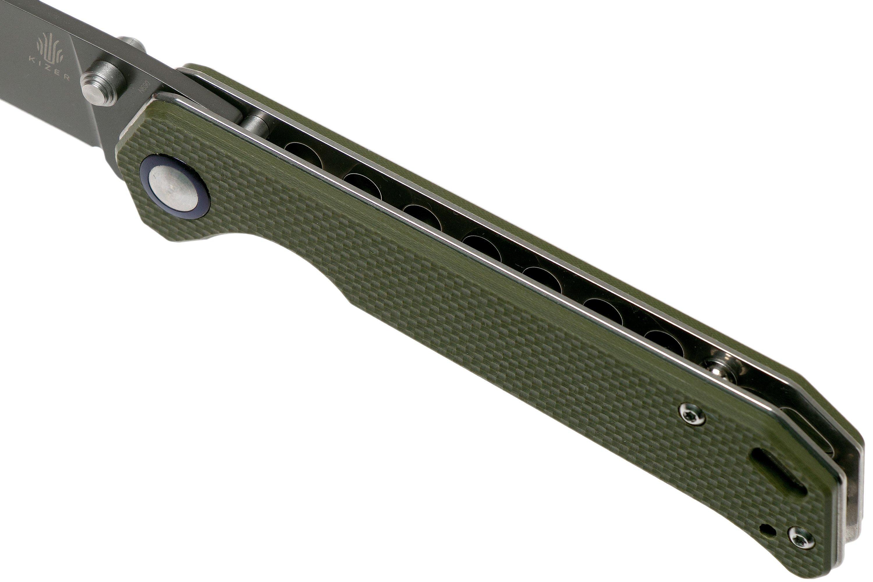 Kizer Vanguard Begleiter N690 V4458N2 pocket knife, Green ...
