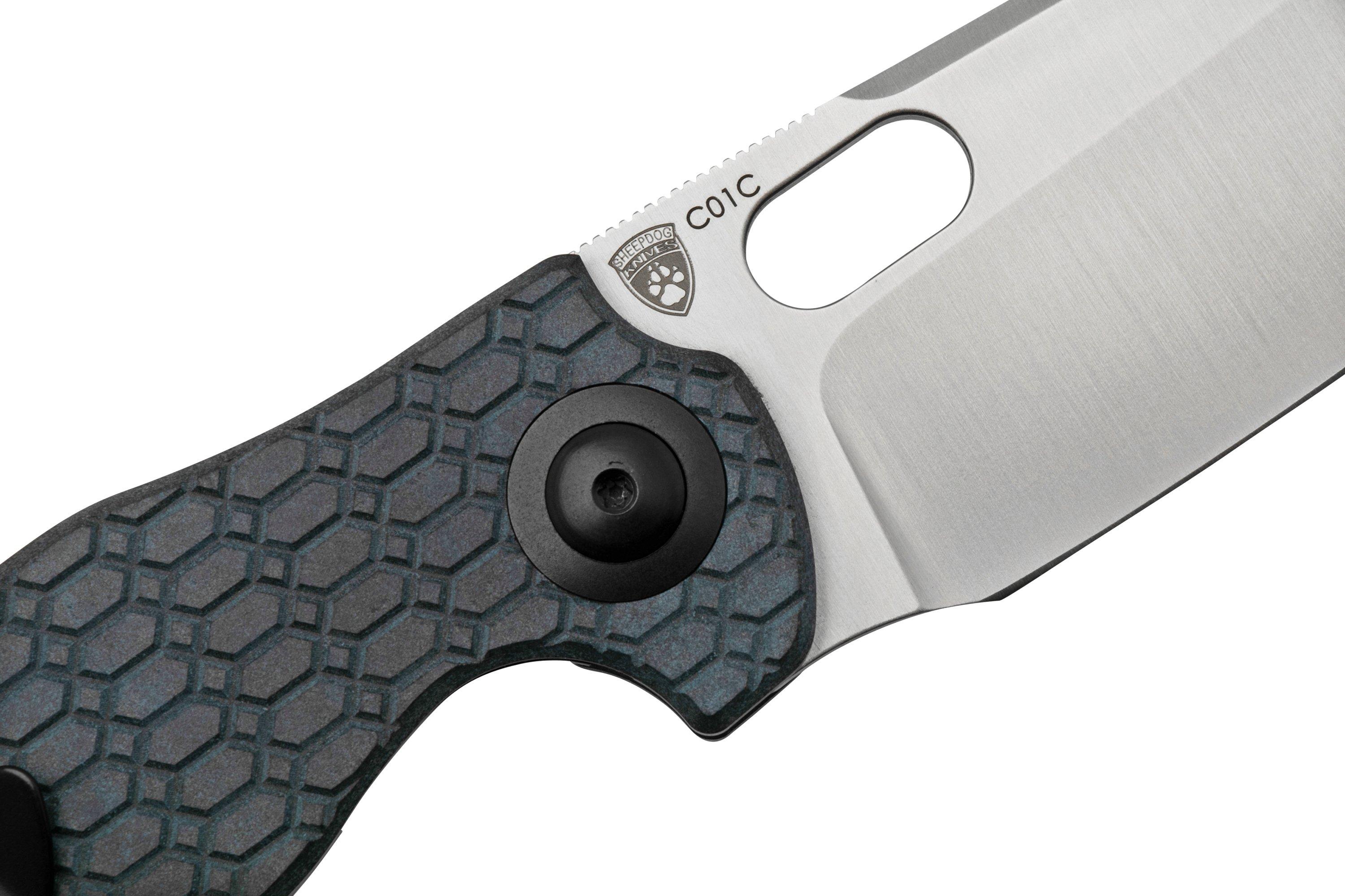 Kizer Sheepdog V4488C3, 154CM Blue Canyon Richlite, pocket knife 