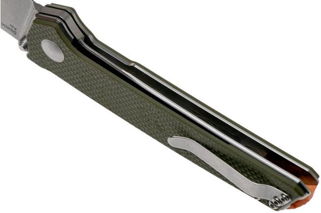 Image for Kizer Vanguard Domin V4516A2 Green pocket knife