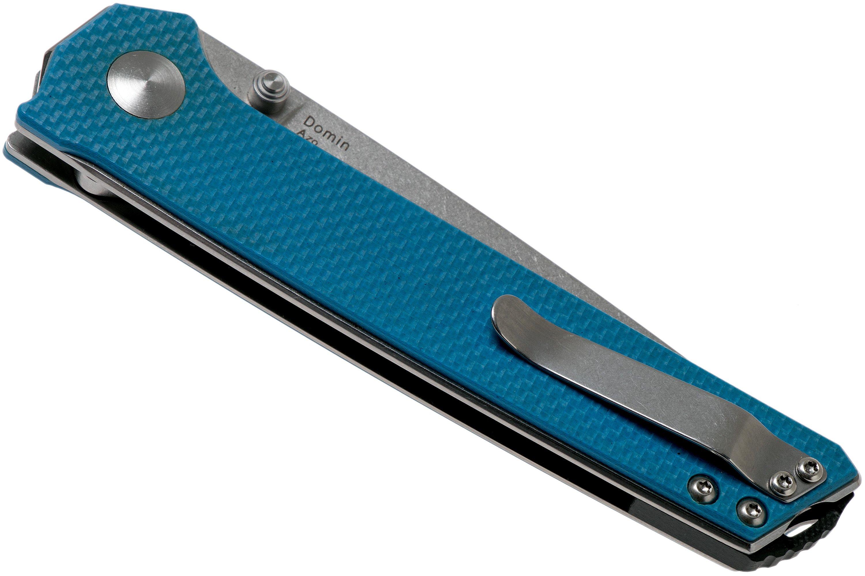 Kizer Vanguard Domin V4516A3 Blue pocket knife | Advantageously ...
