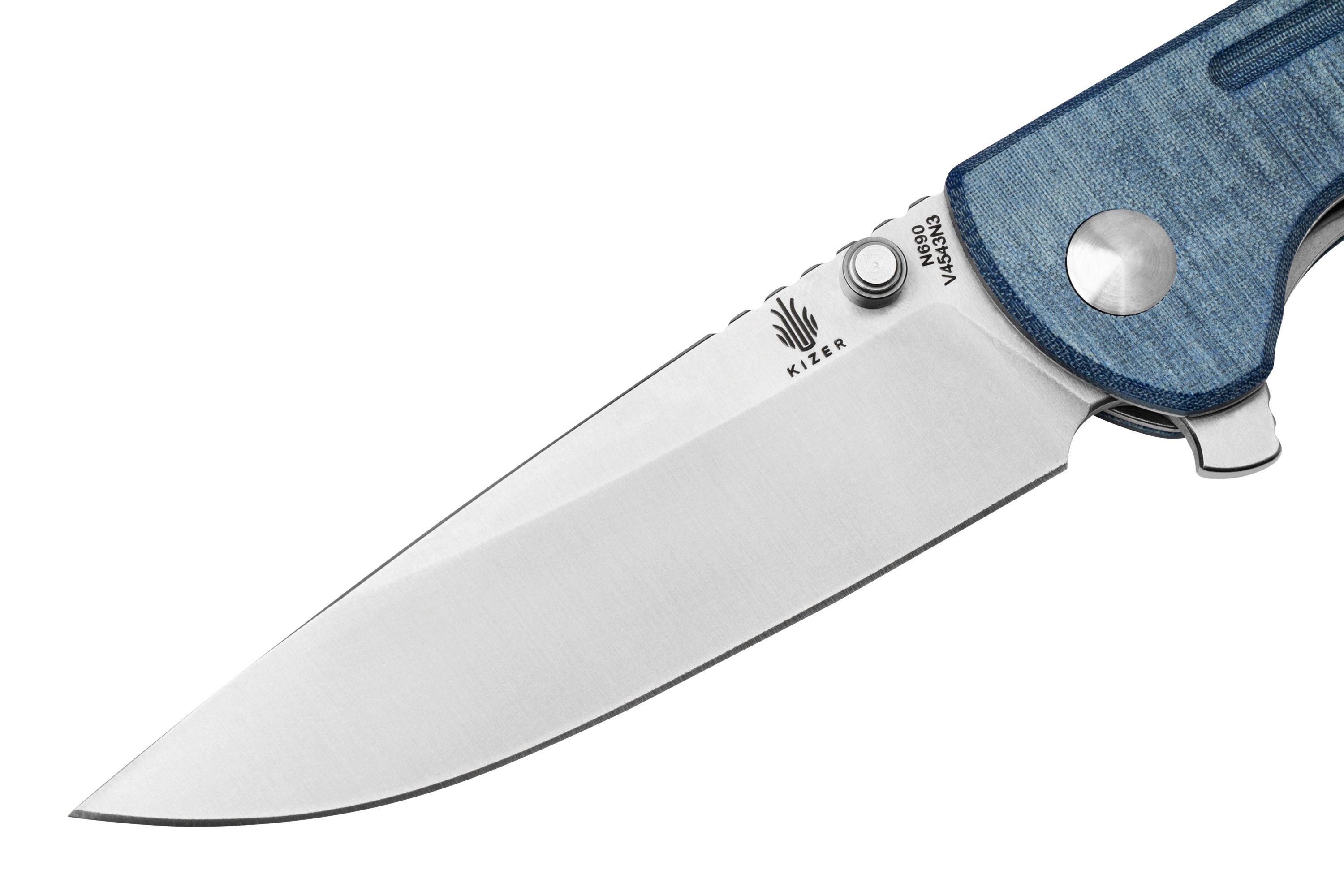Kizer Vanguard Justice Denim, V4543N3 Taschenmesser, Azo Design ...