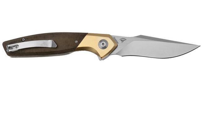 Kizer Vanguard Grazioso, micarta, N690, V4572N2 pocket knife 