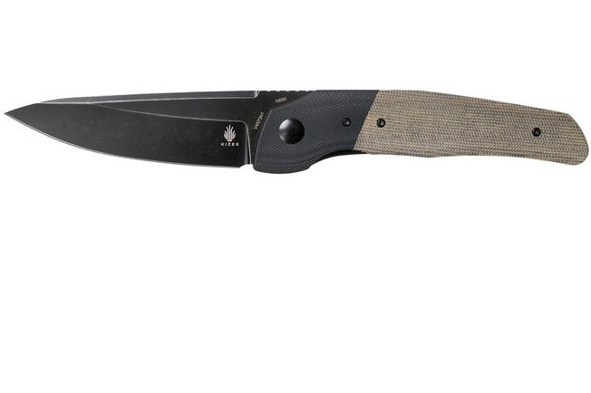 Afbeelding voor Kizer Vanguard In-Yan, G10, Micarta, N690, V4573N1 zakmes