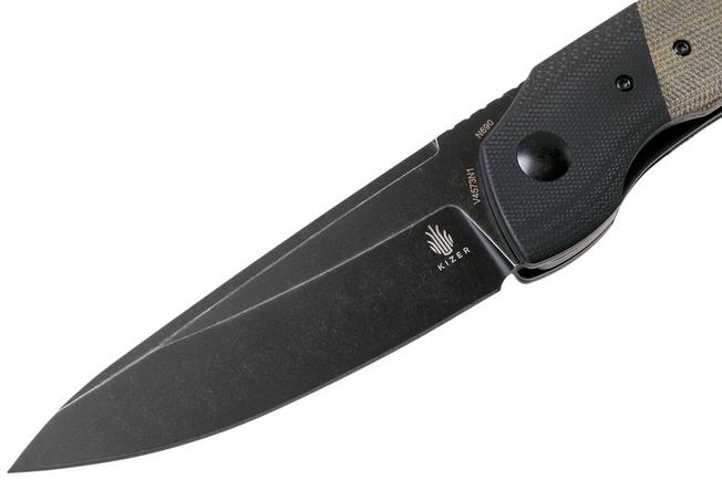 Afbeelding voor Kizer Vanguard In-Yan, G10, Micarta, N690, V4573N1 zakmes