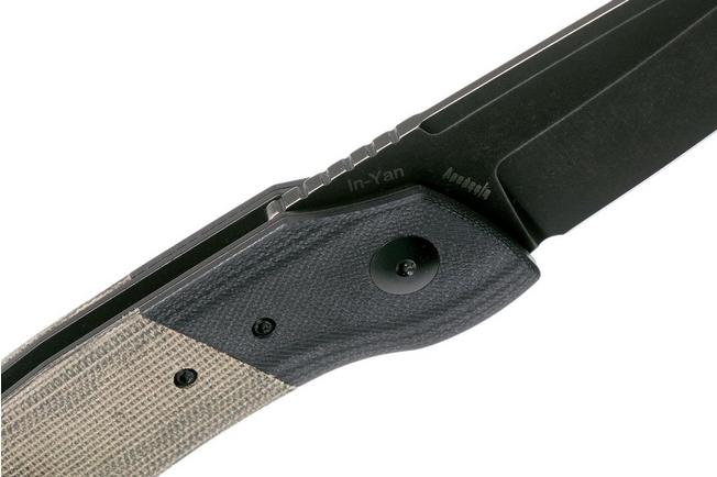 Afbeelding voor Kizer Vanguard In-Yan, G10, Micarta, N690, V4573N1 zakmes