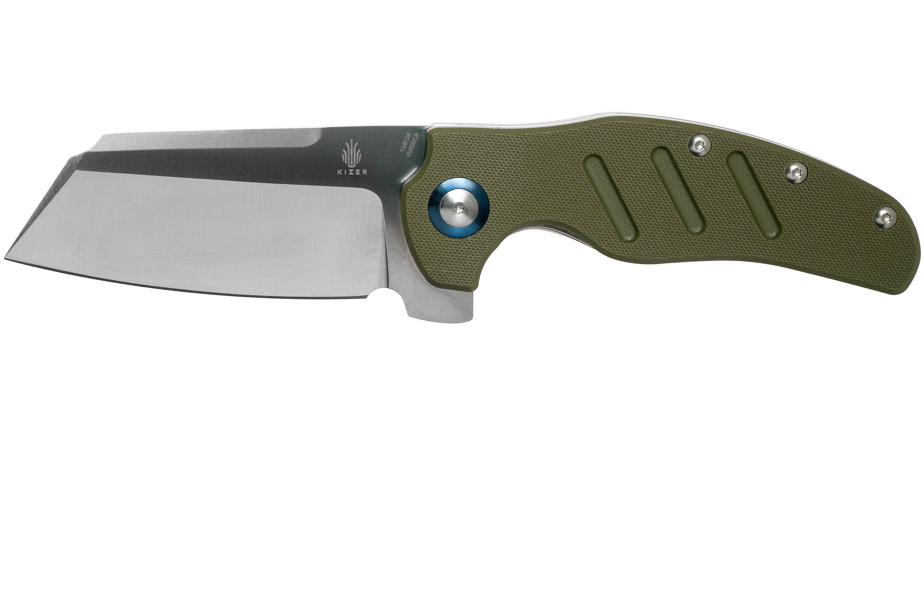 Kizer C01C Sheepdog XL OD Green V5488C2 navalha | Compras vantajosas em ...