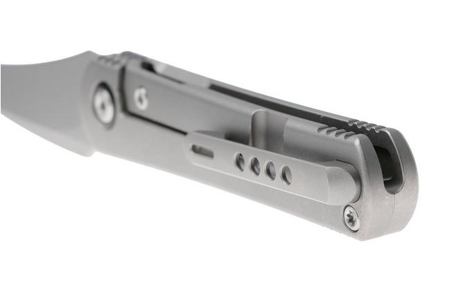 Afbeelding voor Kizer Feist 2 X Series ZX-3499-2A3 Stonewashed M390, Titanium, zakmes, Justin Lundquist x L.F design