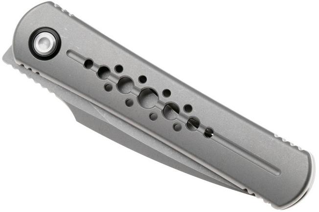 Afbeelding voor Kizer Feist 2 X Series ZX-3499-2A3 Stonewashed M390, Titanium, zakmes, Justin Lundquist x L.F design