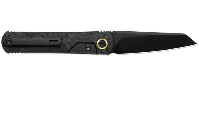 Image pour Kizer Feist 3 X Series ZX-3499.3A1 Matte DLC S90V, Titanium & Carbonfiber, couteau de poche, Justin Lundquist x L.F design