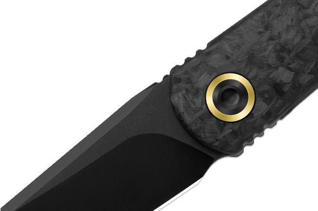 Image pour Kizer Feist 3 X Series ZX-3499.3A1 Matte DLC S90V, Titanium & Carbonfiber, couteau de poche, Justin Lundquist x L.F design