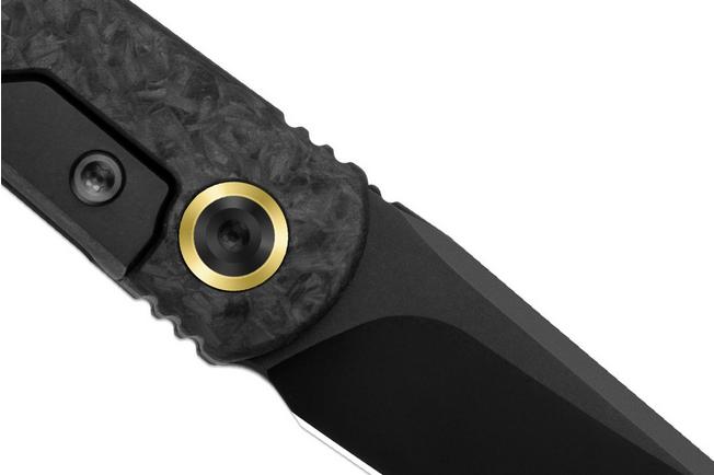Image pour Kizer Feist 3 X Series ZX-3499.3A1 Matte DLC S90V, Titanium & Carbonfiber, couteau de poche, Justin Lundquist x L.F design