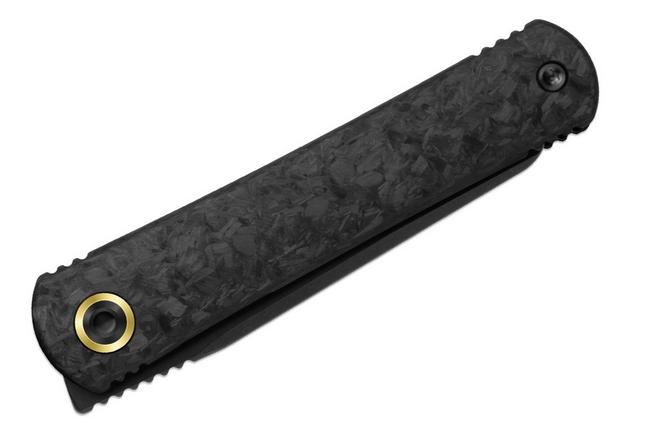Image pour Kizer Feist 3 X Series ZX-3499.3A1 Matte DLC S90V, Titanium & Carbonfiber, couteau de poche, Justin Lundquist x L.F design