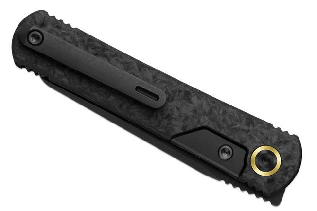 Image pour Kizer Feist 3 X Series ZX-3499.3A1 Matte DLC S90V, Titanium & Carbonfiber, couteau de poche, Justin Lundquist x L.F design