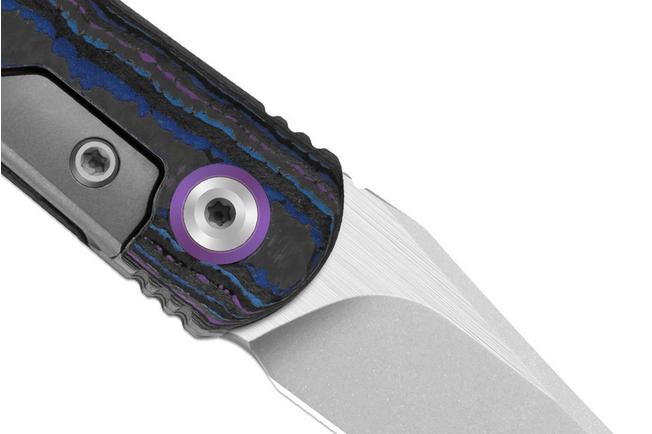 Imagem para Kizer Feist 3 X Series ZX-3499.3A2 Stonewashed S90V, Titanium & Camo Carbon Damtanium, navalha, Justin Lundquist x L.F design
