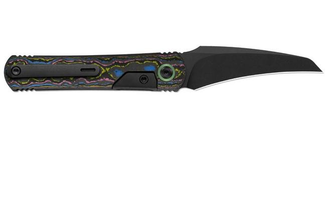 Image pour Kizer Feist 3 X Series ZX-3499.3A3 Matte DLC S90V, Titanium & Camo Carbon Ultimate Warrior, couteau de poche, Justin Lundquist x L.F design