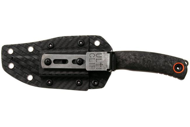 Obraz dla Nóż z głownią stałą Kizer Pioneer Fix ZX-FB03A1, Limited Edition, Two-Tone Matte Black DLC M390, Carbon Fiber & G10, projekt L.F.