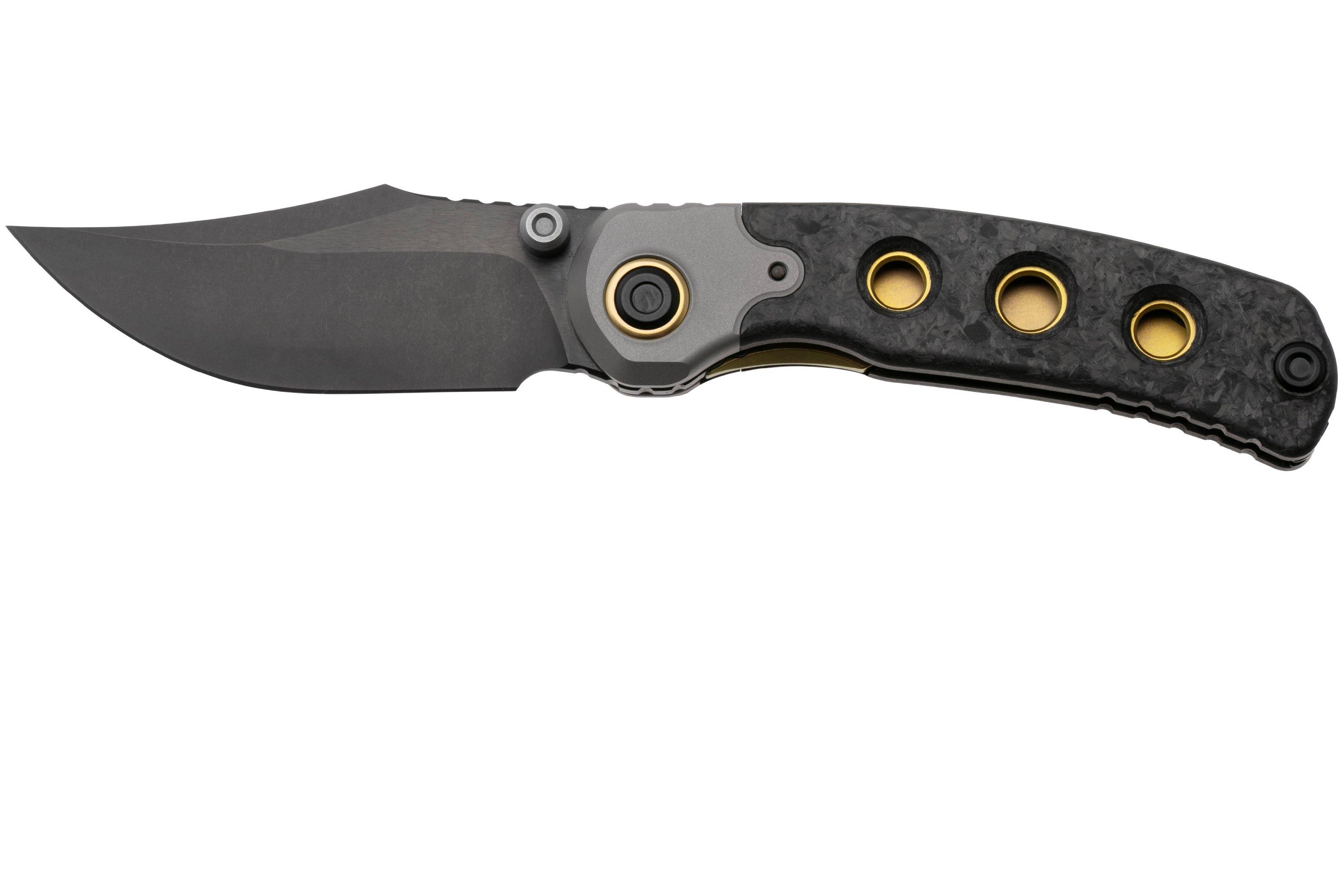 Kizer Pioneer ZX-FK03A1 Stonewashed DLC M390, Carbonfiber Titanium