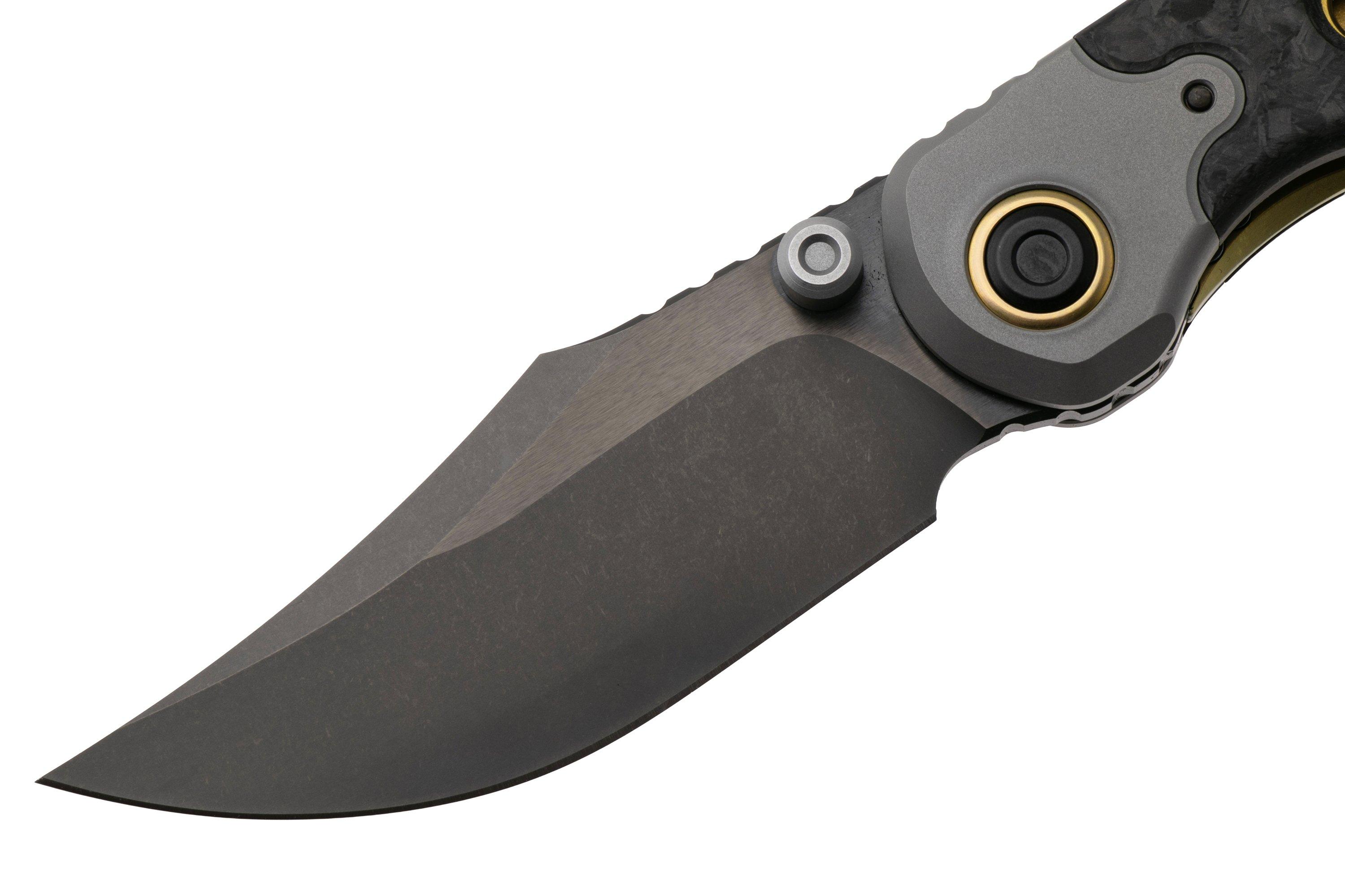 Kizer Pioneer ZX-FK03A1 Stonewashed DLC M390, Carbonfiber Titanium
