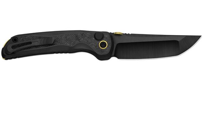 Image for Kizer Mithril ZX-FK08A1 Hand Brushed DLC M390, DLC Ultra Titanium & Carbonfiber Inlay, pocket knife, L.F. design