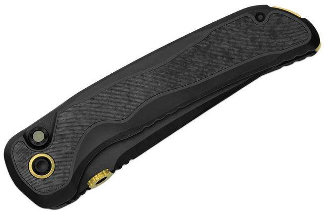 Image for Kizer Mithril ZX-FK08A1 Hand Brushed DLC M390, DLC Ultra Titanium & Carbonfiber Inlay, pocket knife, L.F. design