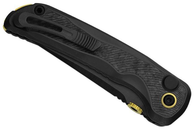 Image for Kizer Mithril ZX-FK08A1 Hand Brushed DLC M390, DLC Ultra Titanium & Carbonfiber Inlay, pocket knife, L.F. design