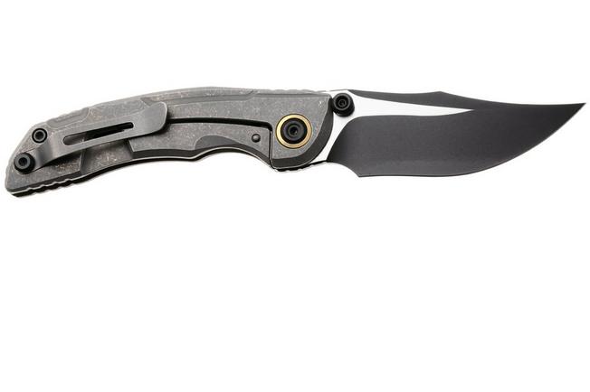 Obraz dla Nóż składany Kizer Silver Wing Lite ZX-FK09A1, PVD/Satin S45VN, Gray Titanium, Black Carbon Fiber, projekt L.F.