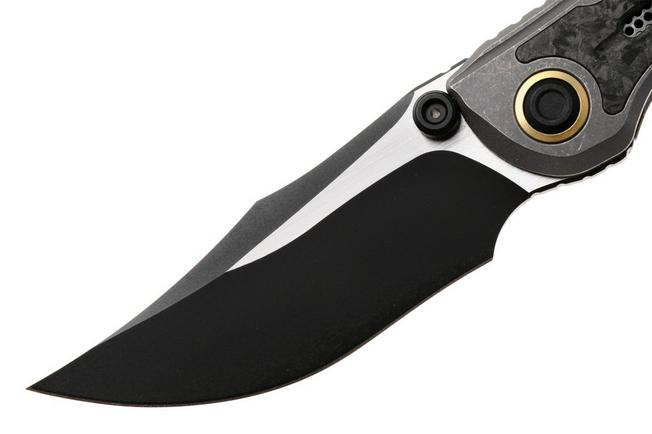 Obraz dla Nóż składany Kizer Silver Wing Lite ZX-FK09A1, PVD/Satin S45VN, Gray Titanium, Black Carbon Fiber, projekt L.F.