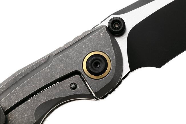 Obraz dla Nóż składany Kizer Silver Wing Lite ZX-FK09A1, PVD/Satin S45VN, Gray Titanium, Black Carbon Fiber, projekt L.F.