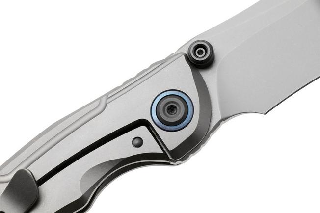 Obraz dla Nóż składany Kizer Silver Wing Lite ZX-FK09A2, Stonewashed S45VN, Silver Titanium, Gray Carbon Fiber, projekt L.F.