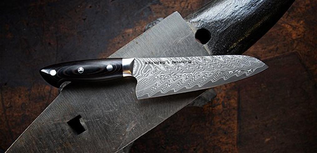 Couteau d'office lame en acier de damas 13,5 cm