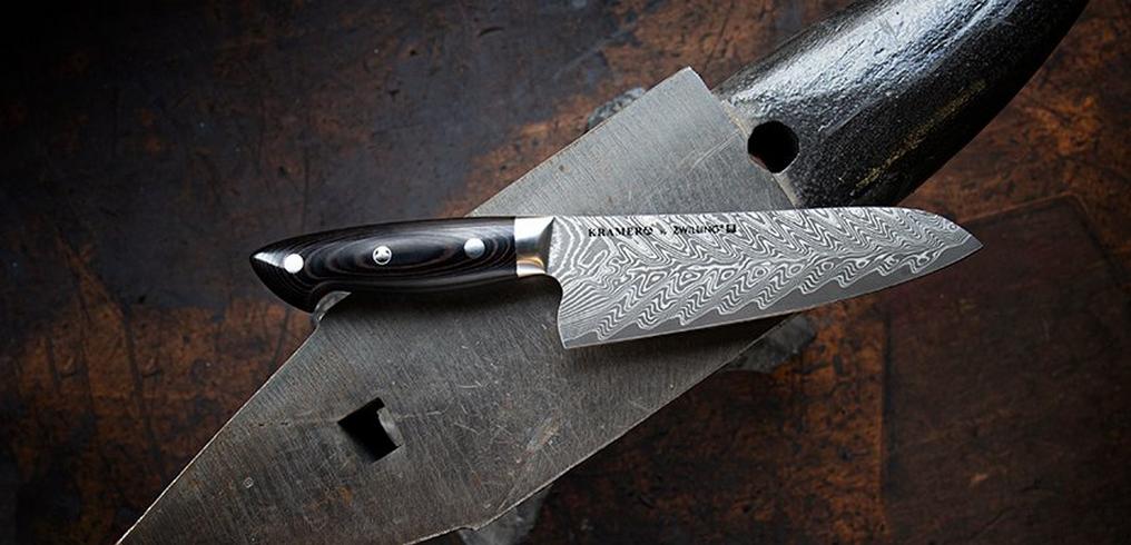 Couteaux de cuisine en acier de Damas