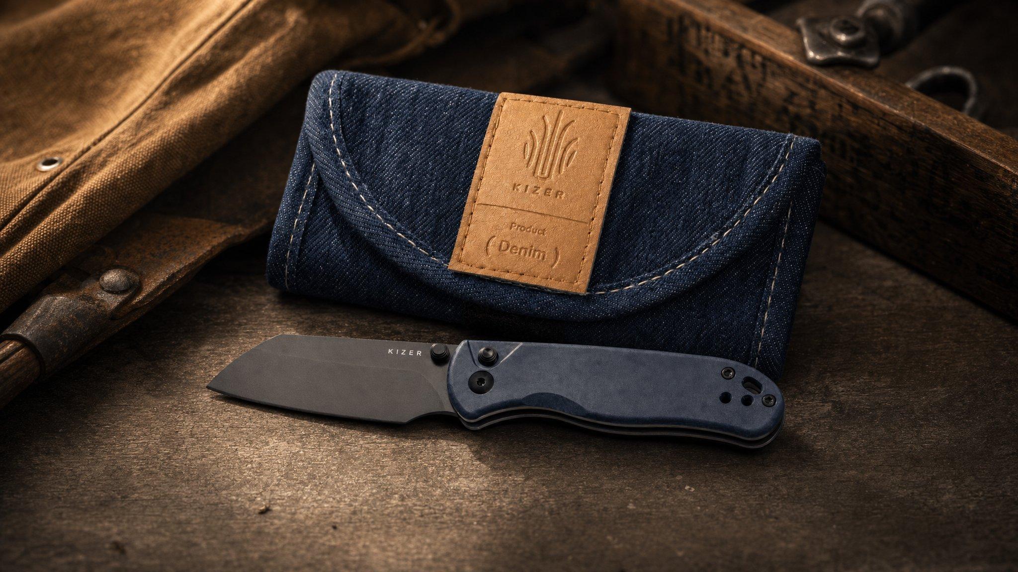 Kizer Denim R EDC Knife Roll 