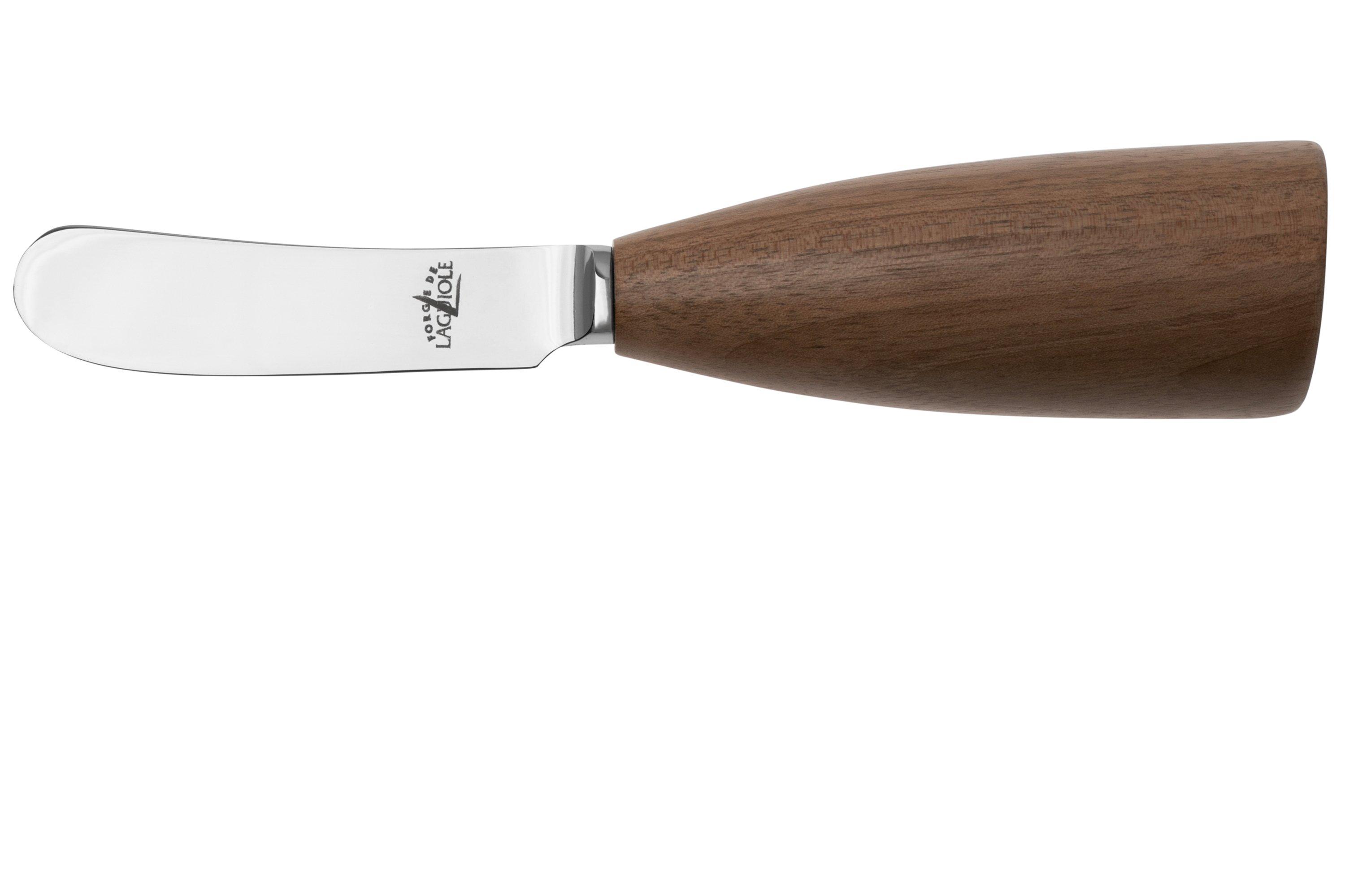 de Laguiole Butter Knife 5562 madera de nogal, cuchillo para
