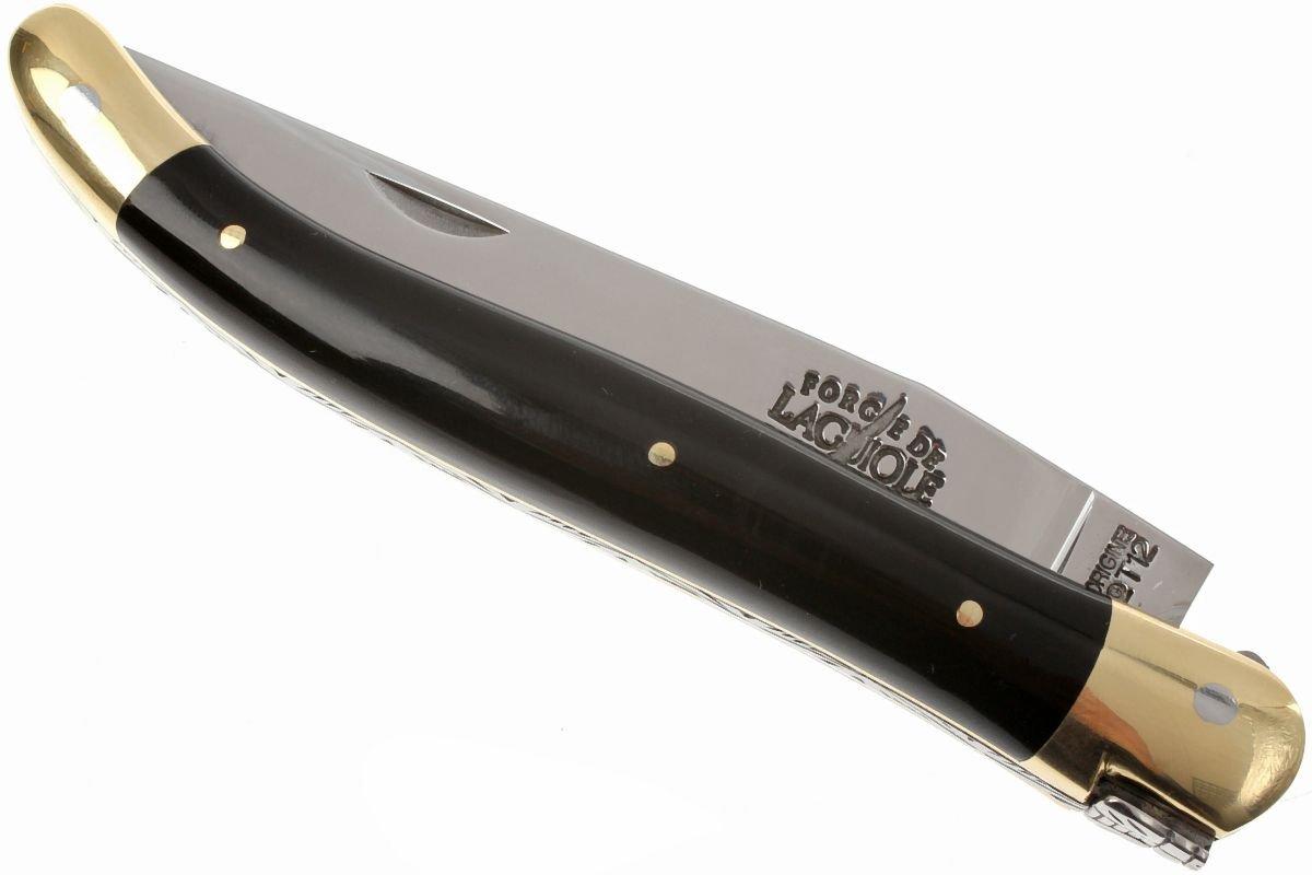 Forge de Laguiole pocket knife, black horn, 1211BN