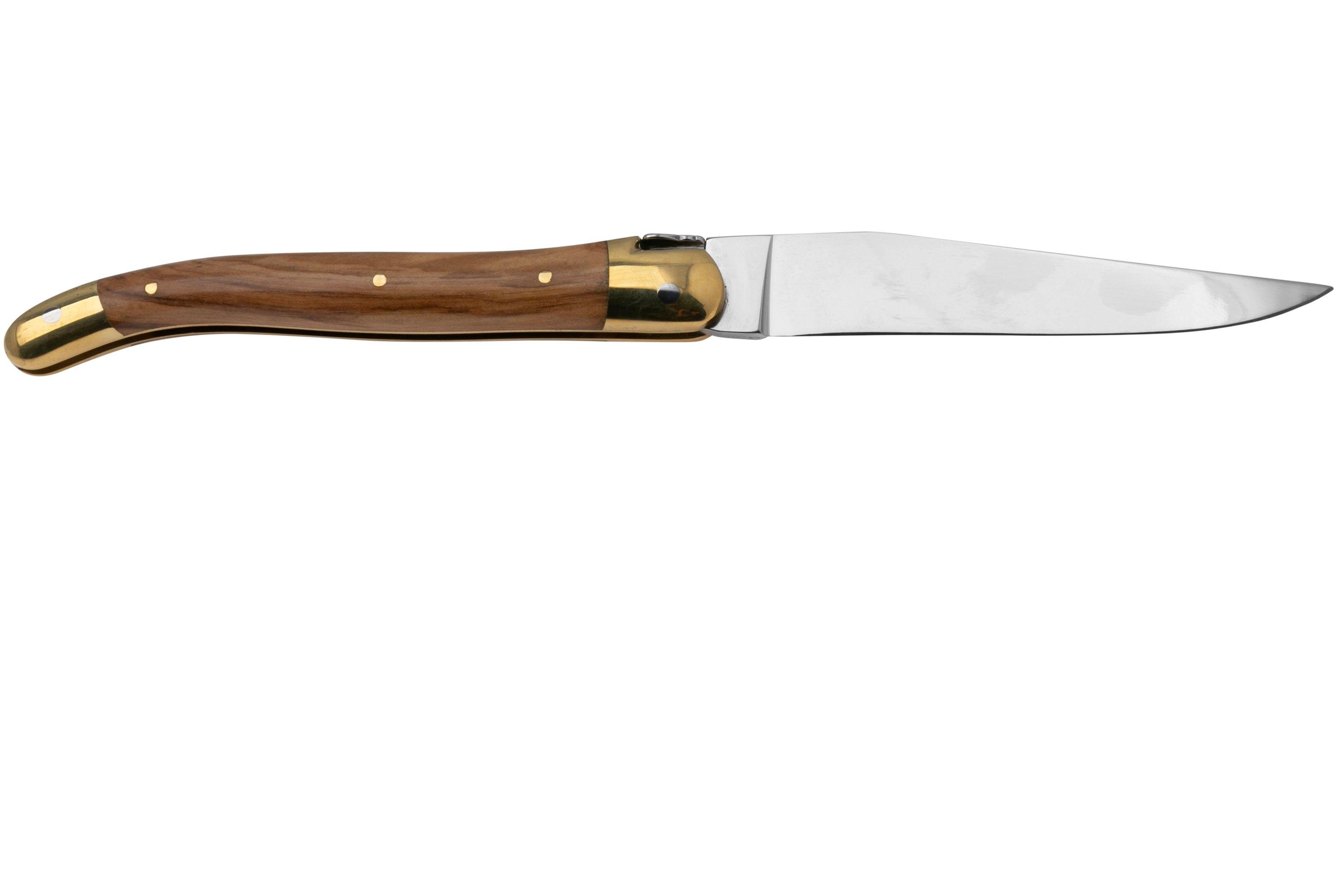 Forge de Laguiole - Natural Wood Folder, olivewood