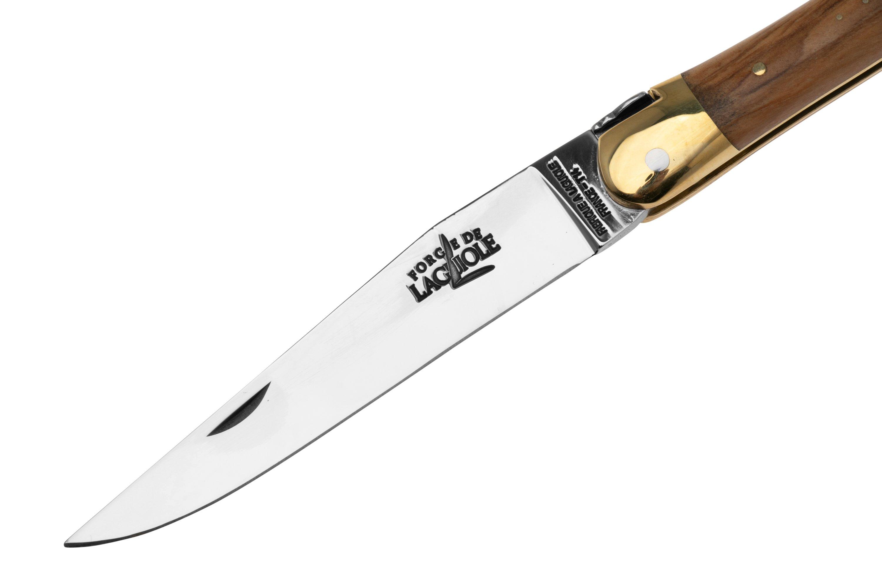 Forge de Laguiole - Natural Wood Folder, olivewood