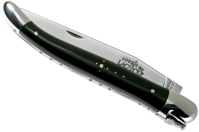 Image for Forge de Laguiole 12 cm 1212EIN Buffelo horn Laguiole knife