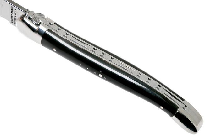 Image for Forge de Laguiole 12 cm 1212EIN Buffelo horn Laguiole knife