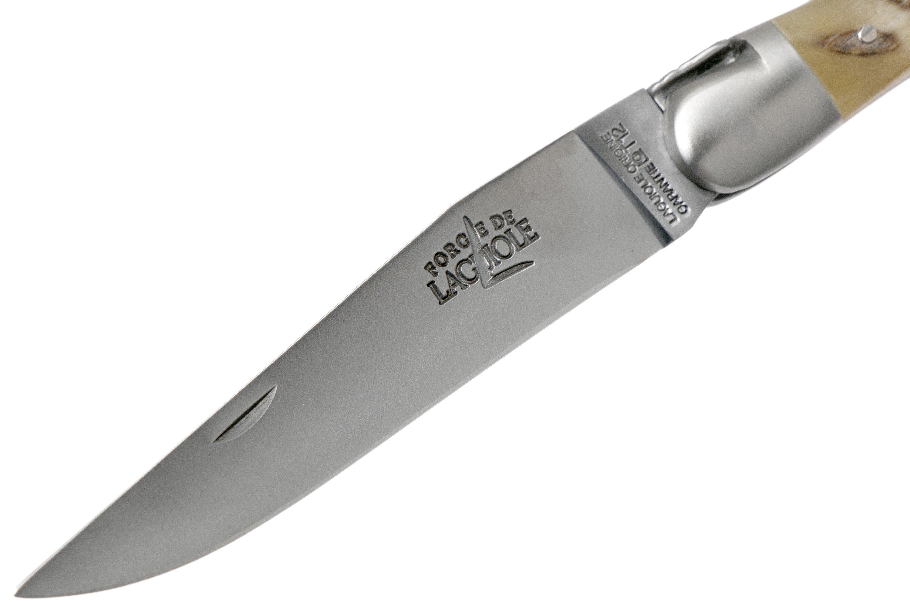 de Laguiole 12 cm 1212INBESAT Ram's horn Laguiole knife