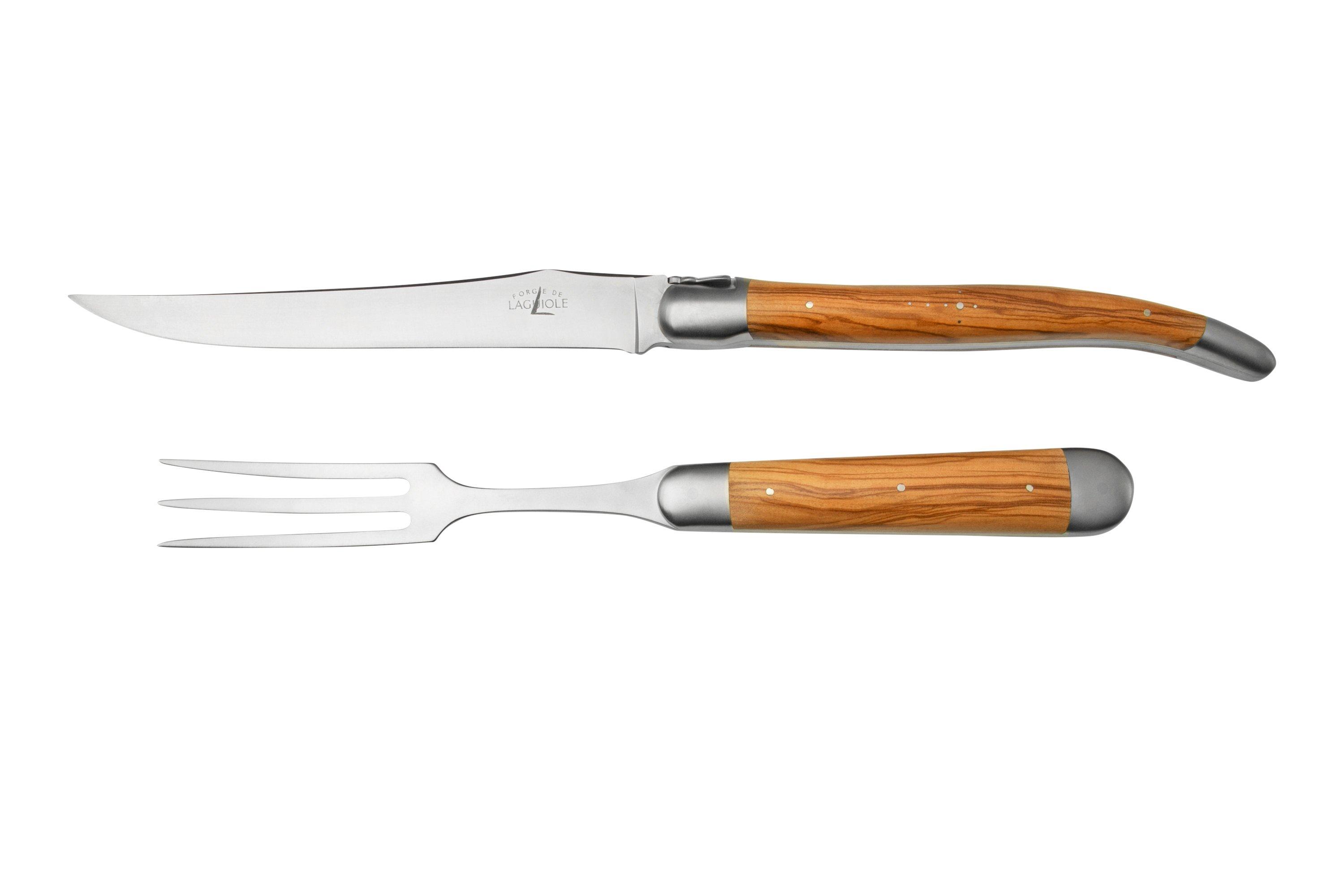 de Laguiole Carving Set Olivewood, 1217INOLF17 Advantageously shopping at