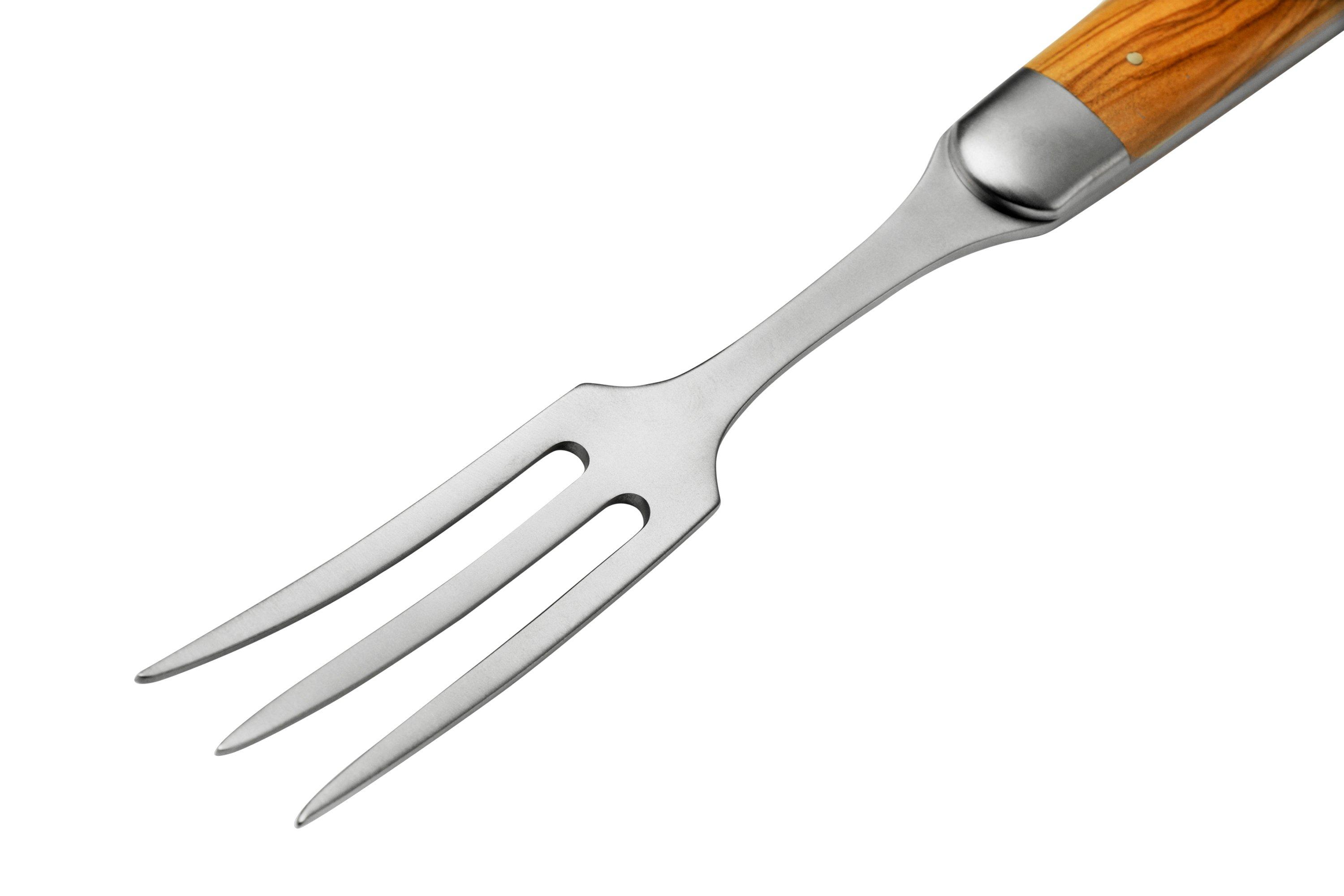 de Laguiole Carving Set Olivewood, 1217INOLF17 Advantageously shopping at Knivesandtools.ie