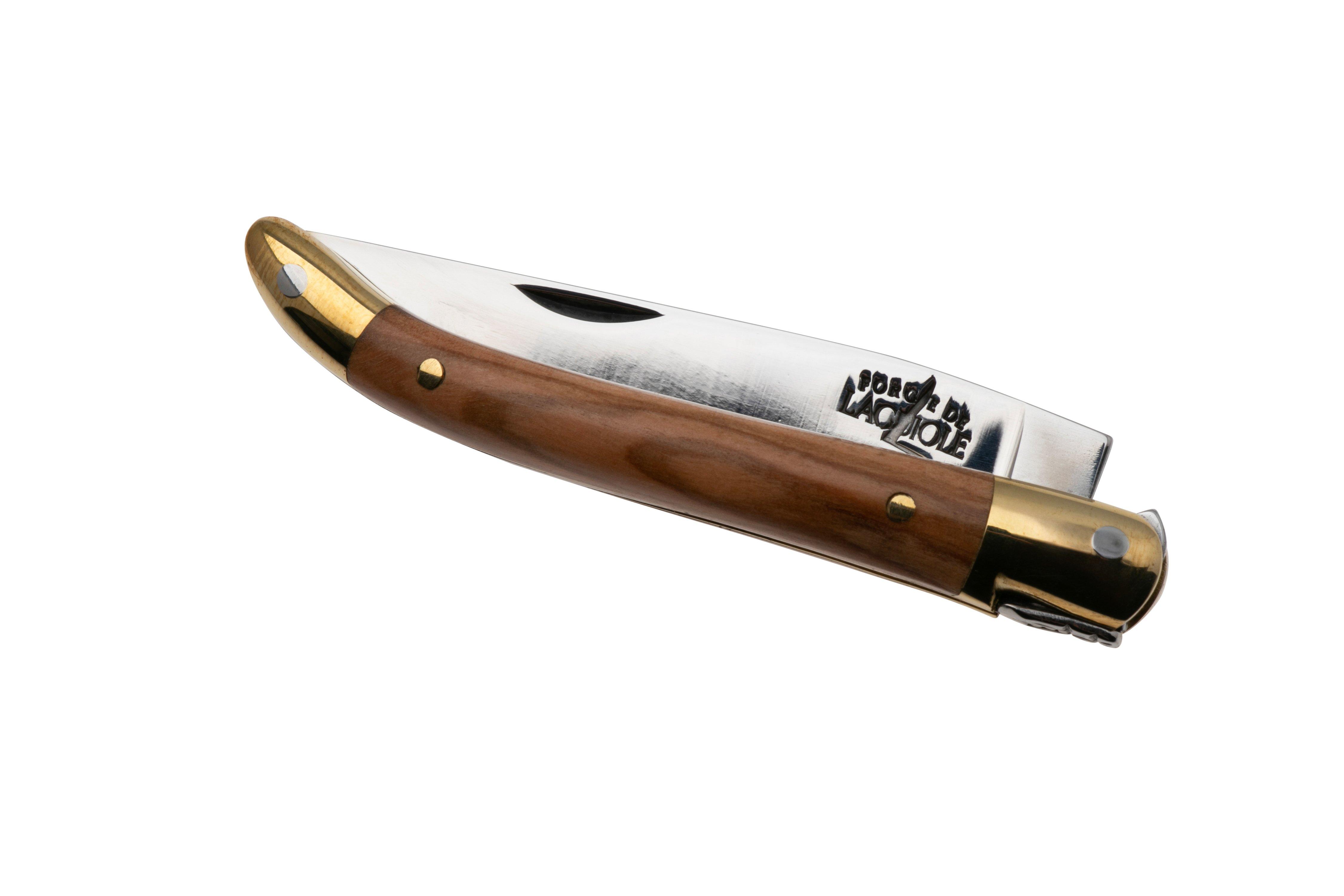 Forge de Laguiole LA127OL Olive Wood, polished, Laguiole pocket
