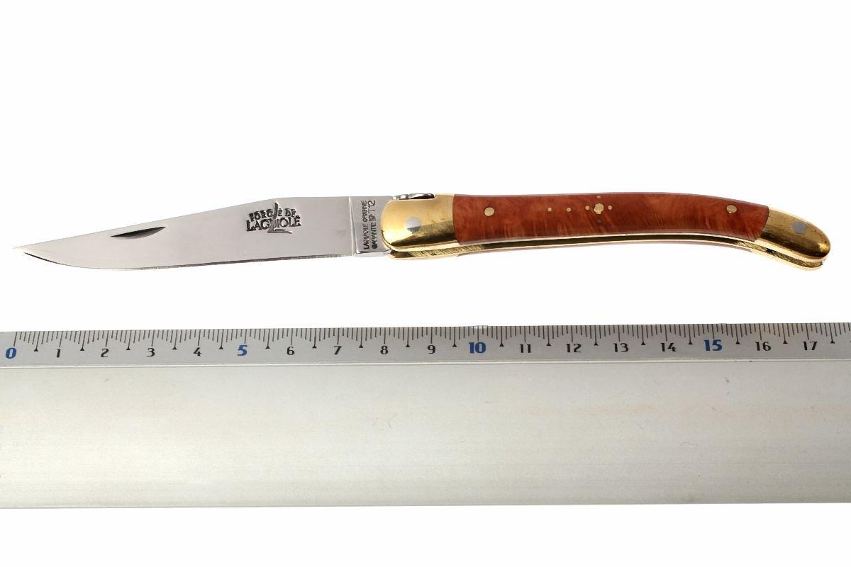 Forge de Laguiole - Natural Wood Folder, 3 inch, briarwood