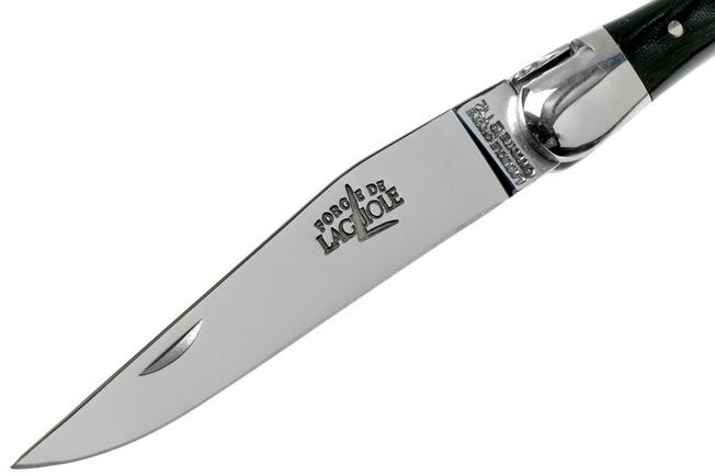 Forge Laguiole 129INTCNOIBRI 9cm, black micarta, laguiole knife | Advantageously at