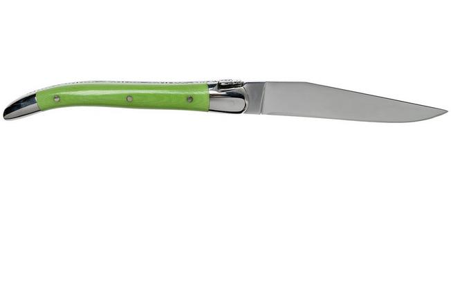 Image for Forge de Laguiole 129INTCVERBRI 9cm, green micarta, laguiole knife