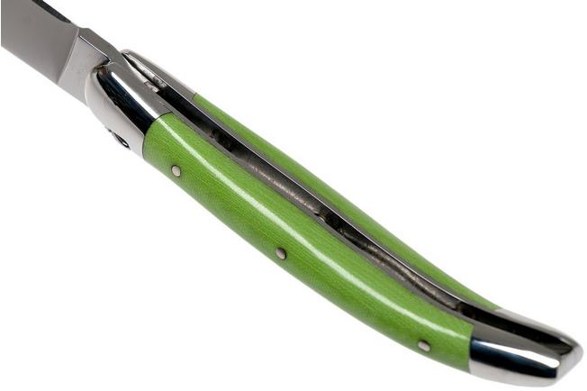 Image for Forge de Laguiole 129INTCVERBRI 9cm, green micarta, laguiole knife