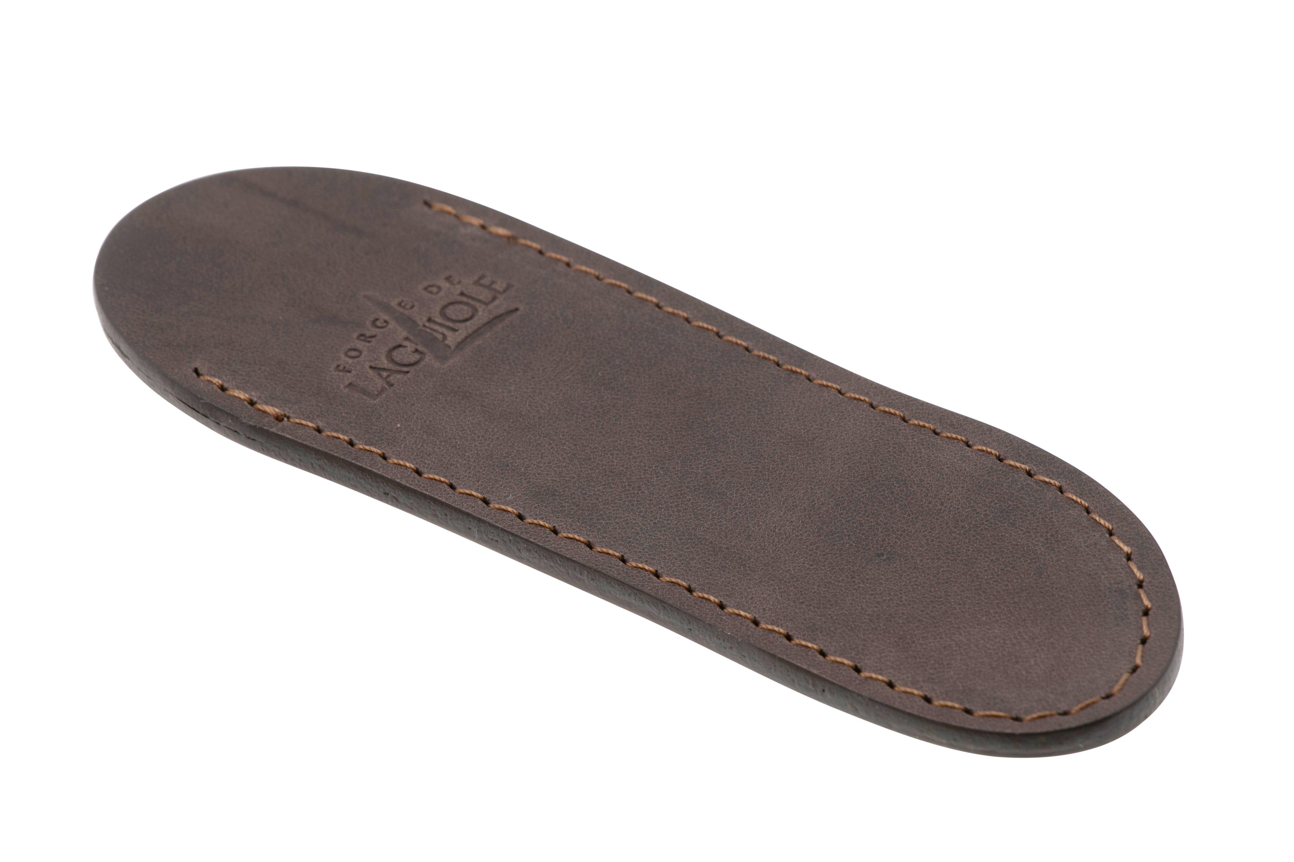 Custodia Per Coltelli In Pelle YanBous - Portatile, Resistente Ai Tagli, Per Coltelli Fino A 7,5 Pollici, Marrone