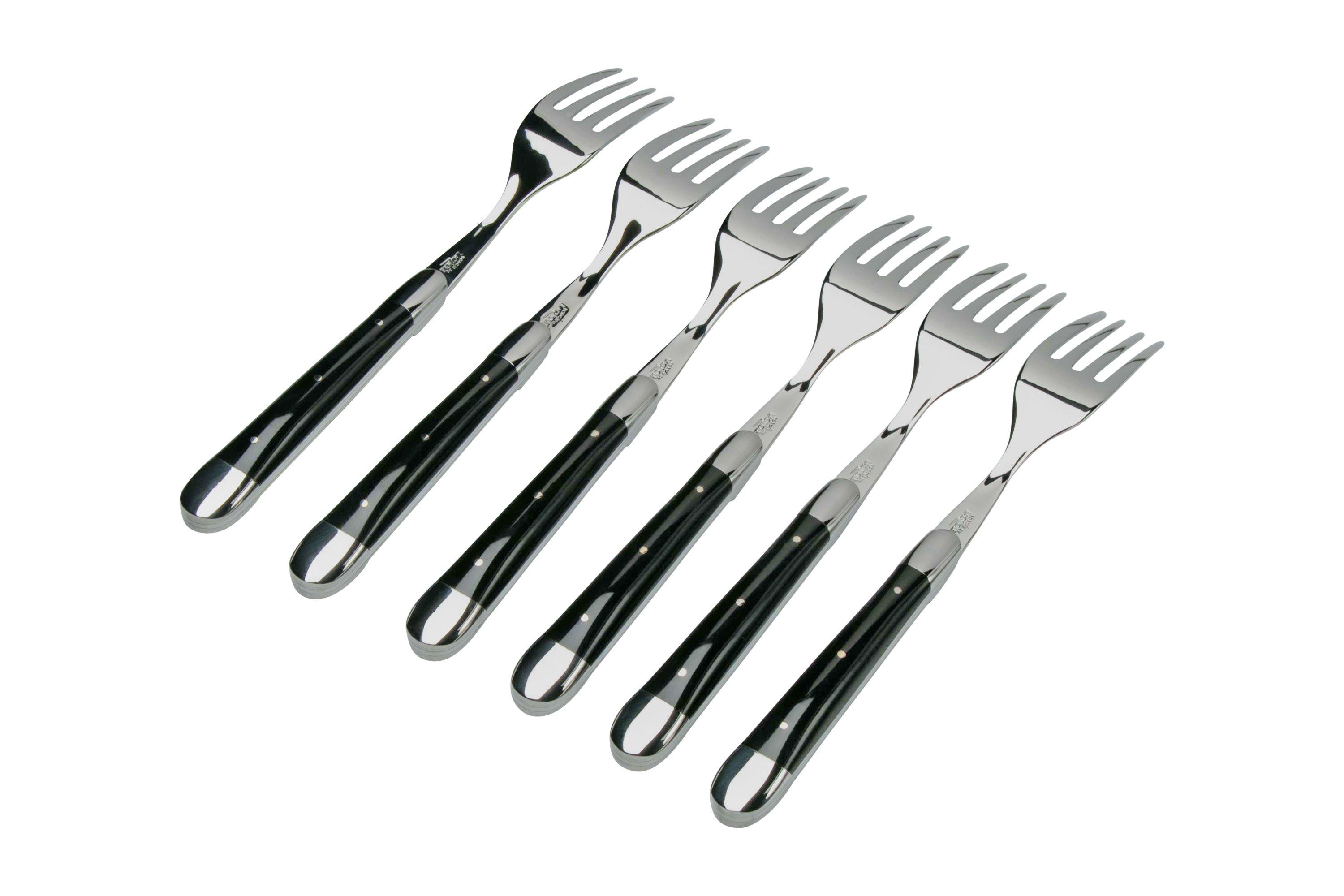 Arthur Price Classic Bead: Set Da 6 Forchette Da Pasticceria In Acciaio Inox 18/10 - Design Inglese