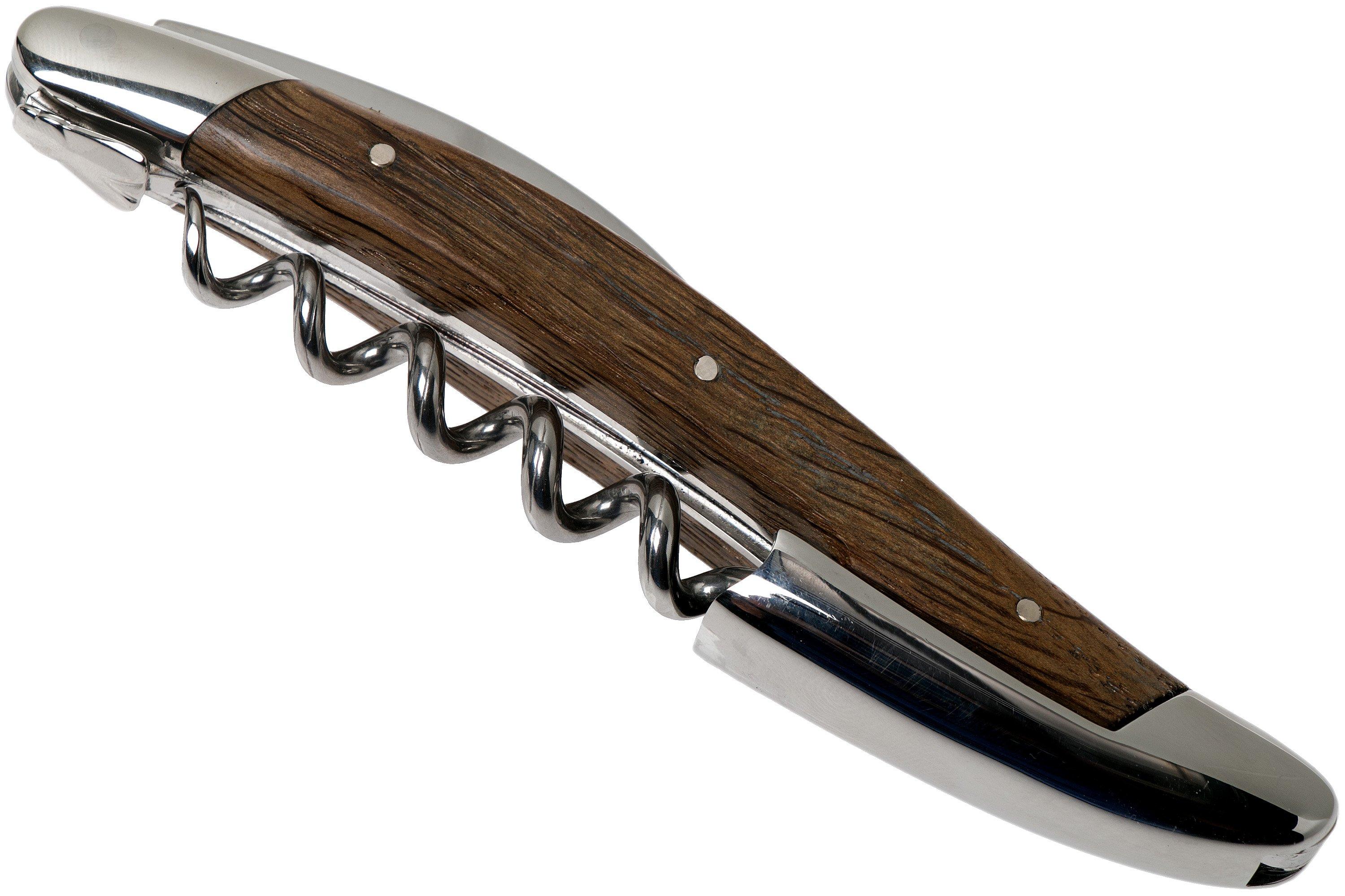 Forge de Laguiole × Opus Oneソムリエナイフ Forge de Laguiole SOM1CHFEBRI, polished sommelier knife, fossiled