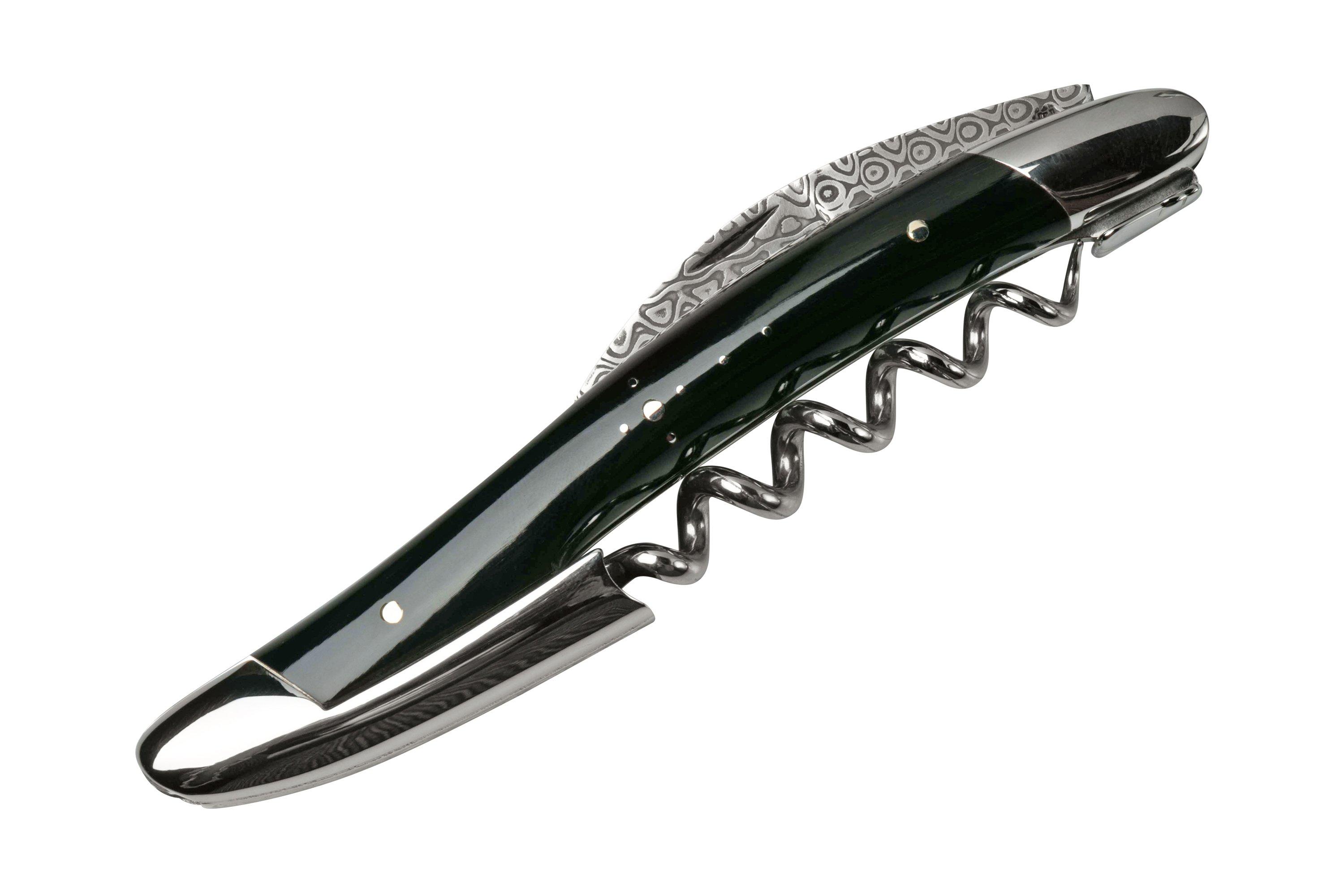 Forge de Laguiole SOMBF waiter's corkscrew with sheath, damascus